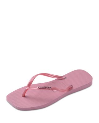 Women's Slim Square Flip Flop Sandals