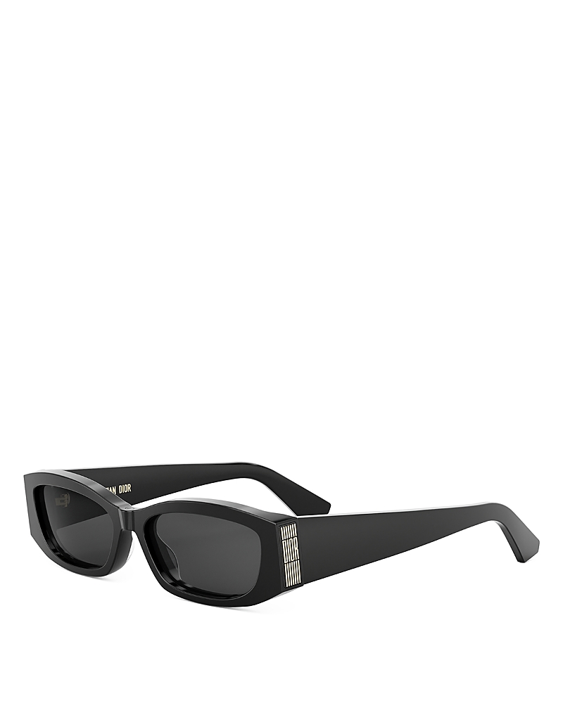 Dior Graphique S1i Black Square Sunglasses, 56mm
