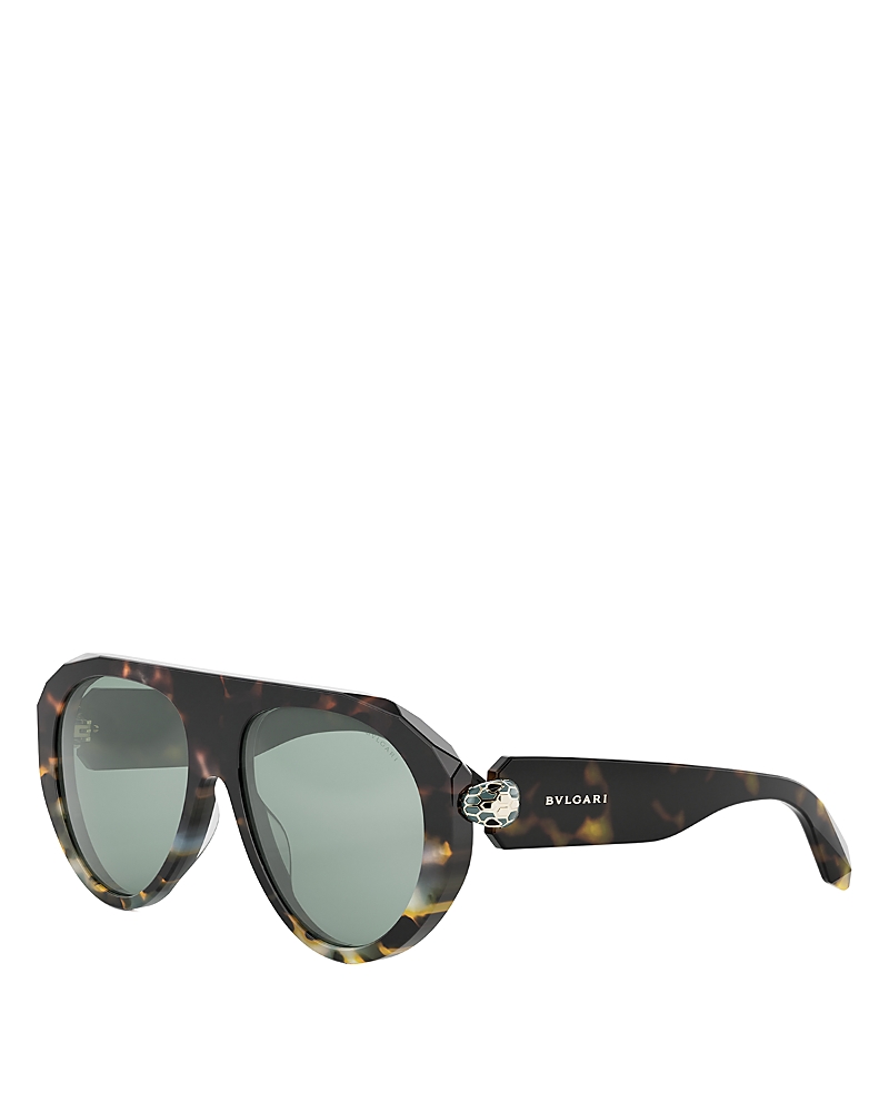 Bvlgari Serpenti Forever Acetate Aviator Sunglasses