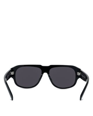 GV Day Black Geometric Sunglasses, 55mm 