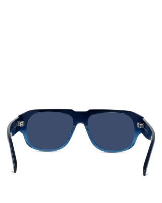GV Day Black Geometric Sunglasses, 55mm 