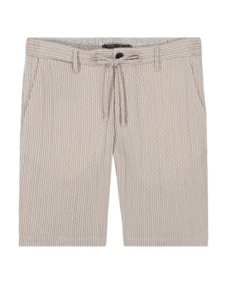 Fornillo Seersucker Relaxed Fit 8" Shorts