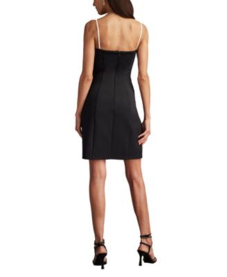 Downey Flower Embellished Mini Dress