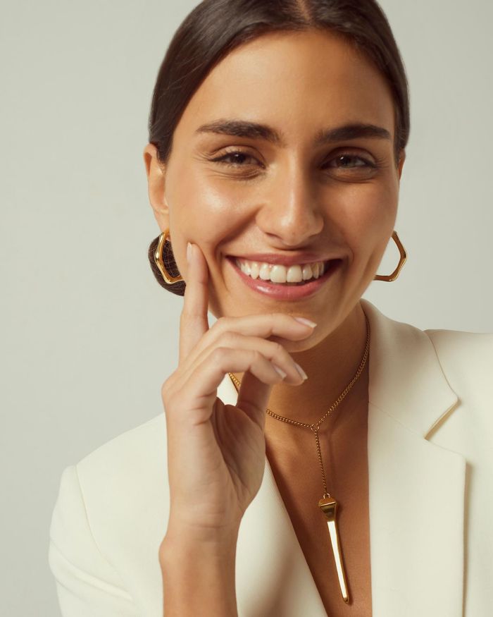 Bamboo Hoop Earrings