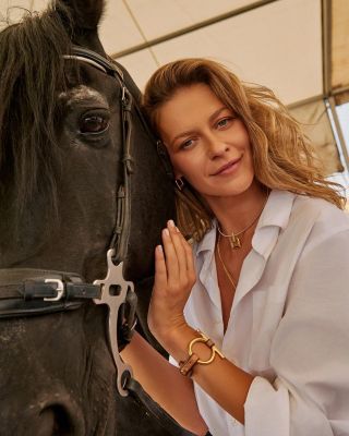  Omega Leather Bracelet