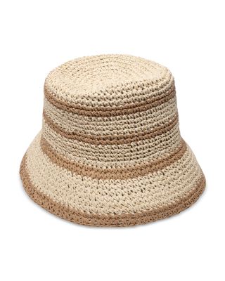 Victoria Straw Bucket Hat