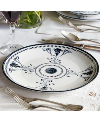 Bruges Blue Porcelain Dinner Plate, Set of 4
