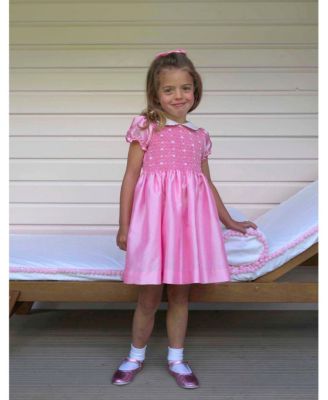 Girls' Taffeta Smocked Dress - Little Kid, Big Kid