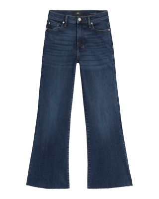 Dojo Mid Rise Cropped Flare Jeans in Yuma