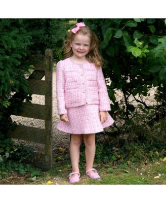 Girls' Tweed Jacket and Skirt Set - Little Kid, Big Kid
