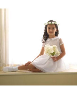 Girls' Organza Pintuck Dress - Little Kid, Big Kid