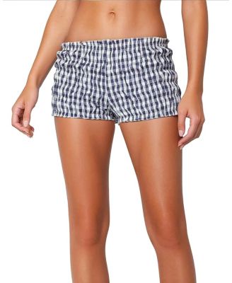 Gingham Scrunch Shorts