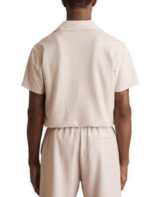 Warwick Short Sleeved Textured Cuban Regular Fit Shirt