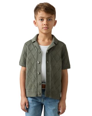 Boys' Filby Short Sleeve Cuban Shirt - Big Kid