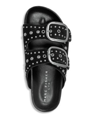 Women's Sayge Double Studded Strap Platform Sandals