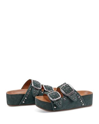 Women's Sayge Double Studded Strap Platform Sandals