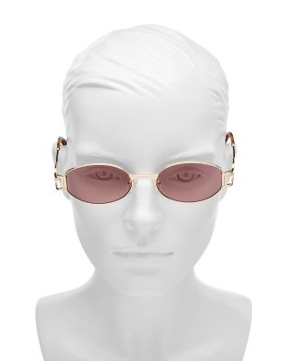 The Forbidden Oval Sunglasses, 53mm