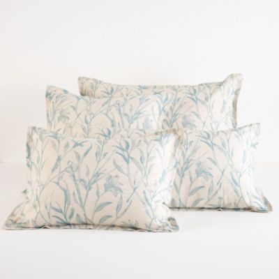 Margo Botanical Linen Blend Sham, Euro