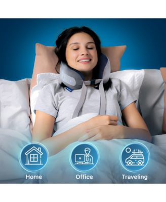Snug Neck Massage Pillow with Memory Foam & Heat