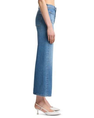 Ultra High Rise Cropped Flare Jeans in Fancy
