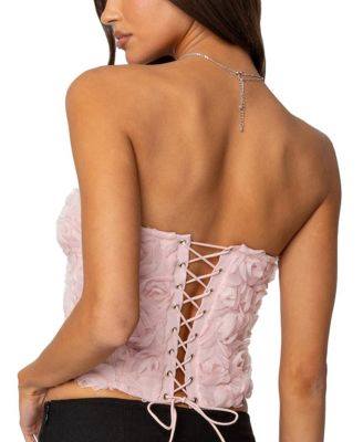 Rosee Textured Floral Corset