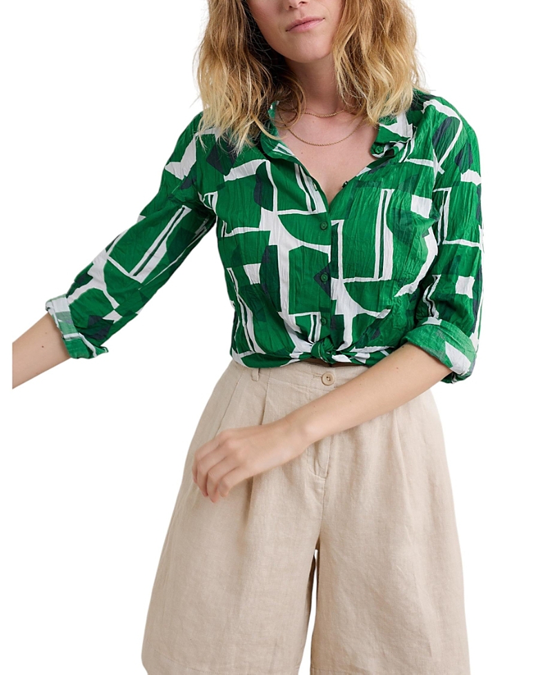 Seasalt Cornwall Larissa Print Button-up Shirt