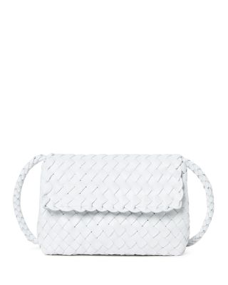 Vinnie Mini Woven Leather Crossbody
