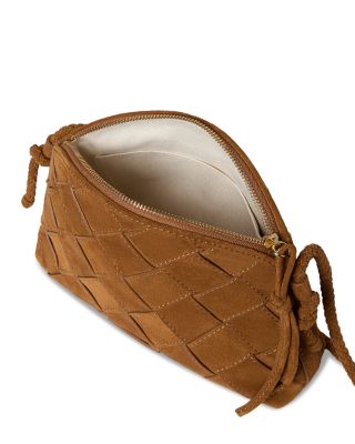 Mallory Woven Suede Crossbody Bag