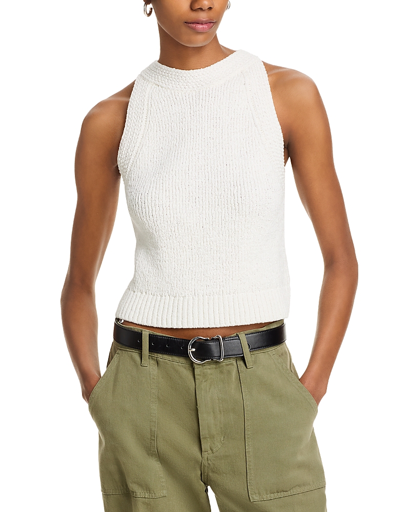 AQUA SWEATER TANK TOP - EXCLUSIVE