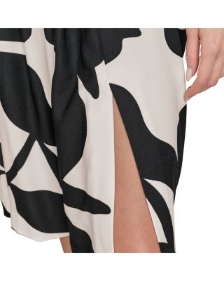 Floral Belted Sheath Dress