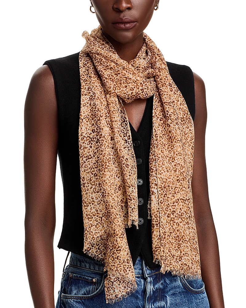 Bloomingdale's Animal Print Scarf - Exclusive In Camel