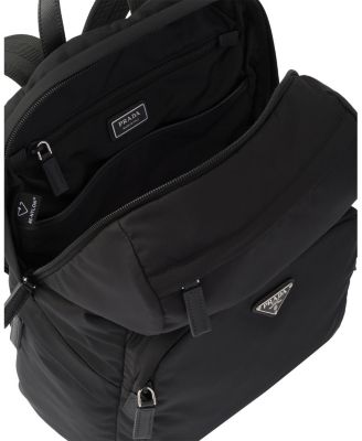 Re-Nylon and Saffiano Leather Backpack