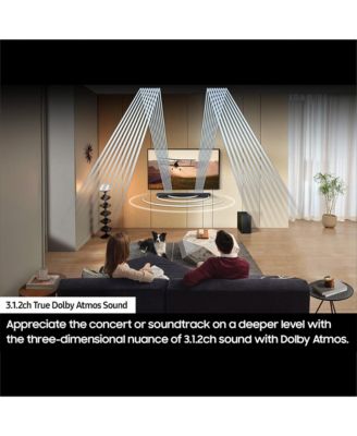 HW-QS730D 3.1.2-Channel Soundbar with Wireless Subwoofer