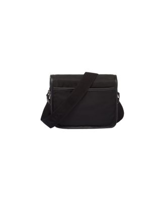 Re-Nylon and Saffiano Leather Shoulder Bag