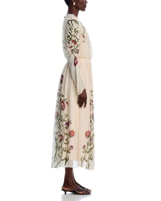 Romantic Nature Long Sleeve Maxi Dress