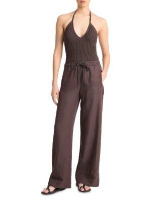 Low Rise Side Snap Pants