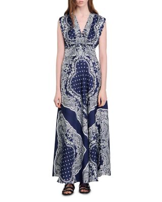 Sandro - Bandana Maxi Dress