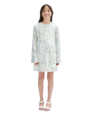 Girls&#39; Marta Sequin Floral Mini Dress - Little Kid, Big Kid
