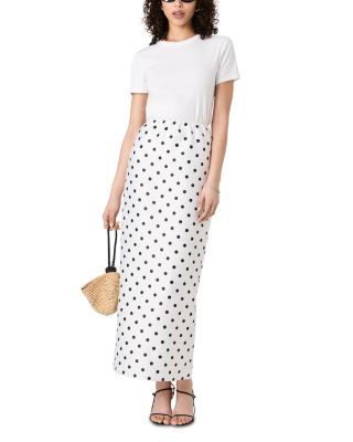 Polka Dot Maxi Skirt