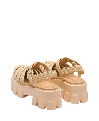 Women's Monolith Crochet Cage Sandals