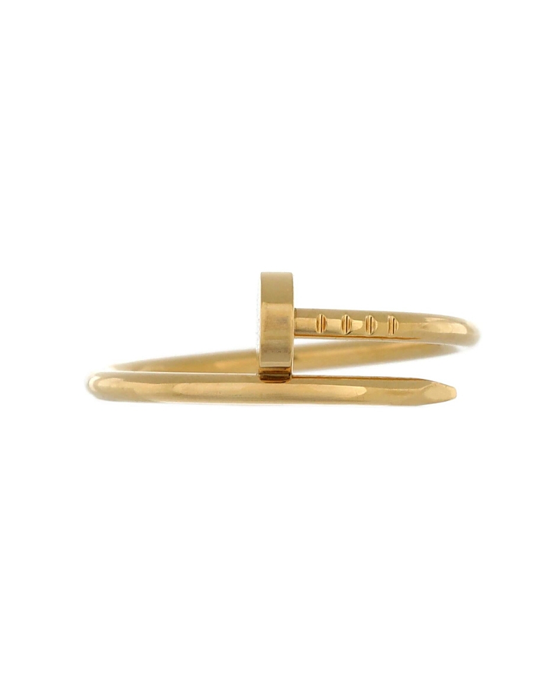 Pre-owned Pre-owned Cartier Cartier Small Juste Un Clou Ring 18k Gold