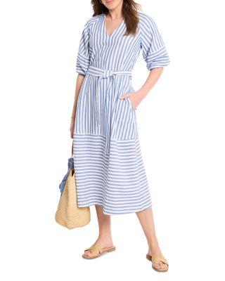Double Gauze Mixed Stripe Dress