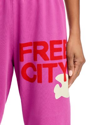 FREE CITY Cotton Logo Sweatpants