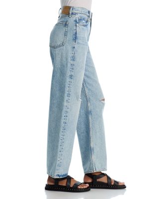 Shea High Rise Straight Leg Jeans in Calhe