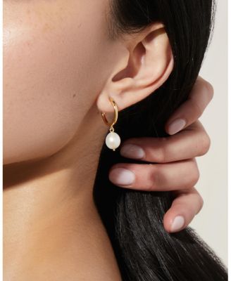 Pearl Hoops - Medium Frida