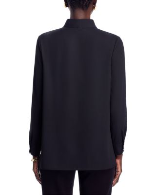 Embroidered V Neck Blouse