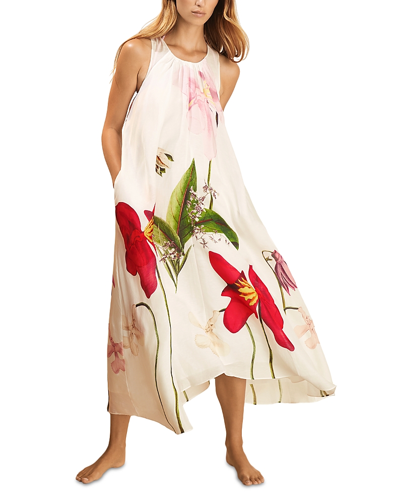 REISS NYBG ARIA FLORAL MAXI DRESS