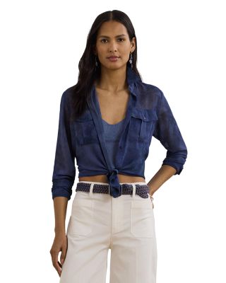 Ralph Lauren - Classic Fit Print Chiffon Shirt