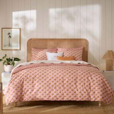 Edna Reversible Ginkgo Leaf Sham, Continental