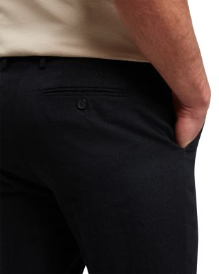 Kumart Washed Linen Blend Slim Fit Trousers